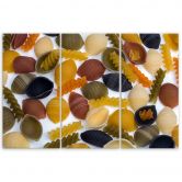 Leinwandbild 3-teilig, Pasta Essen 