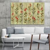 Leinwandbild 3 teilig, Lilia gelbe Blume 