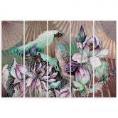 Canvas print 5 stuks, Heilige Lotus en Fanter 