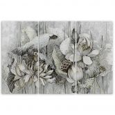 Leinwandbild 3 teilig, Saint Lotos Blumen 