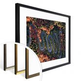 Poster Amer - Der Blick von oben: Kurven im Wald 