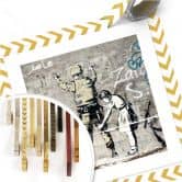 Poster Banksy - Das Mädchen und der Soldat 