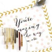 Poster Confetti & Cream - You are amazing 