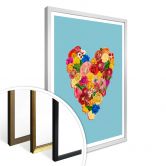 Poster Frida Floral Studio - Heart Floral 