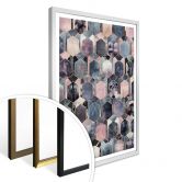 Poster Fredriksson - Art déco : rêve en rose 