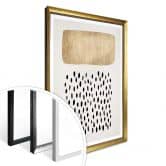 Poster Kubistika - Goldene Wolke 