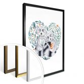 Poster Kvilis - Waschbärliebe 