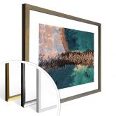 Poster Der Blick von oben: Steinpfad 