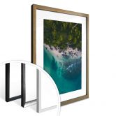 Poster Der Blick von oben: Wald und Meer 