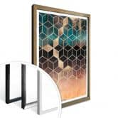 Poster Fredriksson - Goldgrüne Geometrie 