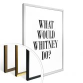 Plakat - What would Whitney do? 