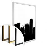Plakat - Black brush 