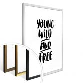 Poster Young wild and free 