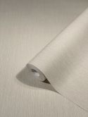 Vliestapete mit leicht linierter Struktur beige Uni 
