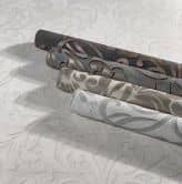 Vliestapete mit ornamentalem Damask-Motiv Grau Ornamental  