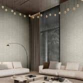 Vliestapete mit geometrischem Muster, Dreiecken beige Grafisch 