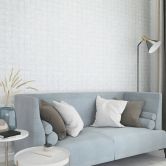 Vliestapete mit Rechtecken blau Grafisch 