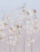 Fototapete Blumen, Blätter Floral Natur, Modern in Blau 