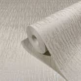 Vliestapete mit textilem Uni beige Struktur 