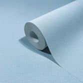 Non-woven wallpaper textured plain modern matt in blue  