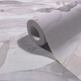 Vliestapete Landschaft Grafisch Natur matt in Grau Weiß 