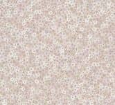 Non-woven wallpaper flowers, leaves floral nature, classic matt in pink-brown 