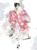 Wall Mural Woman, Art Crush Designer in Colorful 2,70 x 1,98m 