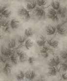 Vliestapete Blumen, Beton Floral Natur matt in Grau  