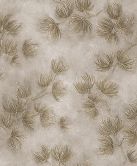 Vliestapete Blumen, Beton Floral Natur matt in Beige  