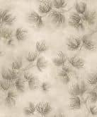 Vliestapete Blumen, Beton Floral Natur matt in Beige  
