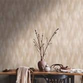 Ikke-vævet tapet svensk stil beige - grafisk skandinavisk tapet til stue, soveværelse 