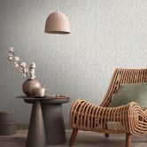 Tapete Blumen Schwedenstil modern - skandinavische Vintage Blumentapete Beige Vliestapete 