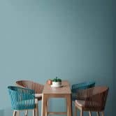 Vliesbehang petrol blauw monochroom effen behang woonkamer, slaapkamer 
