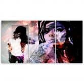 3 stykke lærredstryk, Amy Winehouse 