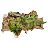 3D Wandtattoo T-Rex aus dem Wald 