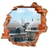 3D Wandtattoo Über den Dächern von Istanbul 