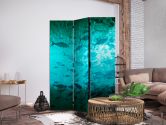 Paravent, Raumteiler freistehend, Trennwand - Underwater Paradise 