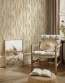 Vliestapete in Holzoptik mit Maserung beige Holzoptik 
