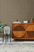 Vliestapete in Holzoptik und Flechtoptik braun, beige Holzoptik 