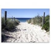 Leinwandbild, Strand Dünen Landschaft 
