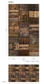 Fototapete mit Holzkisten Braun ,Illustration 2,70 x 1,59 m 