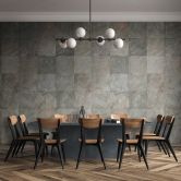 Fototapete Motivtapete Patchwork Struktur in Steinoptik Grau Beige 3,4 x 2,12 m 