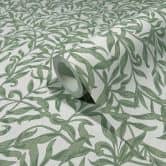 Vliestapete Blätter, Blattmotiv Floral Natur in Grün 