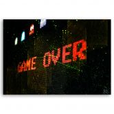 Leinwandbild, Game Over Spielkonsole 