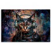 Canvasbillede, Futuristisk abstrakt kat 