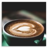 Leinwandbild, Kaffee Tasse 