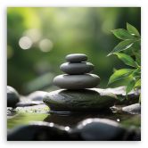 Leinwandbild Steine Zen Natur 