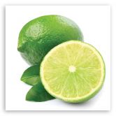 Leinwandbild, Limette Obst 