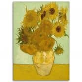 Leinwandbild, Sonnenblumen - V. van Gogh Kunstdruck 