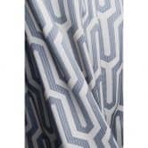 Vorhang mit verdeckten Schlaufen - Gardine beige silber - Vorhang blickdicht 